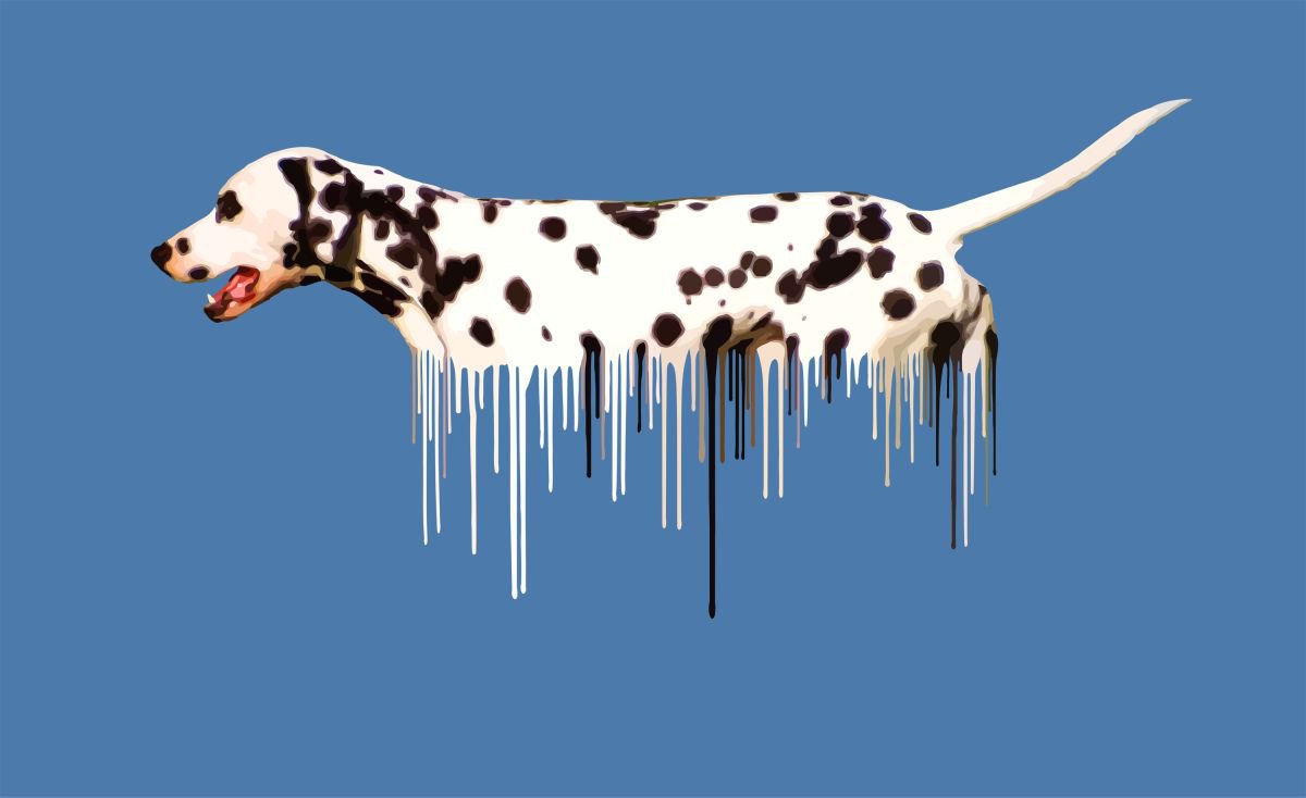 Dalmation - Blue by Carl Moore