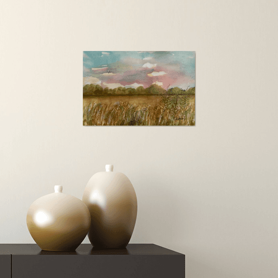 Grassy meadow, Bourton, Dorset