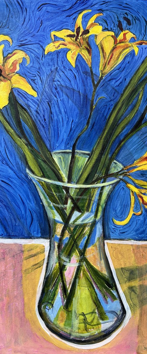 Exotic day lilies by Christine Callum  McInally