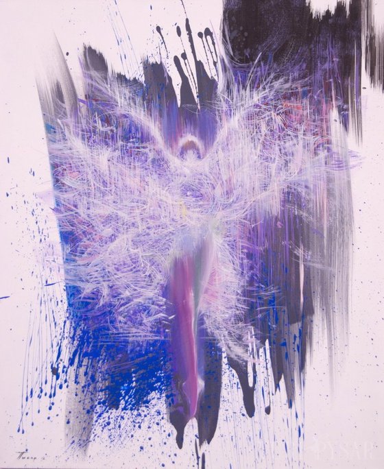 Abstract ballerina "Flying"