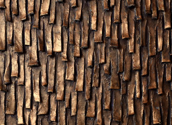 Bark Variation #01 | Aged Bronze Wall Sculpture