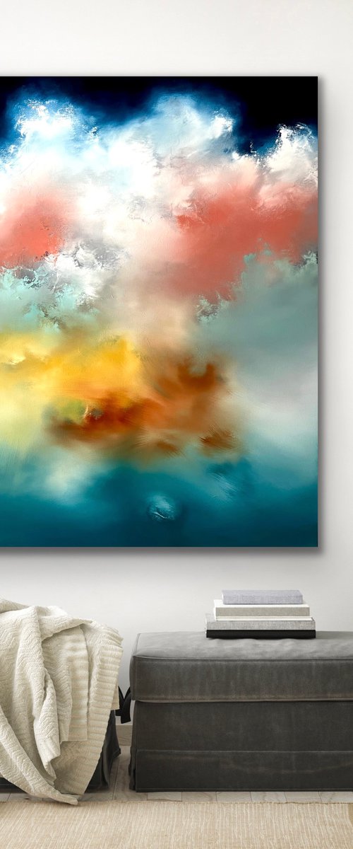Euphoria - Abstract Landscape - 100cm x 80cm by Jonesy