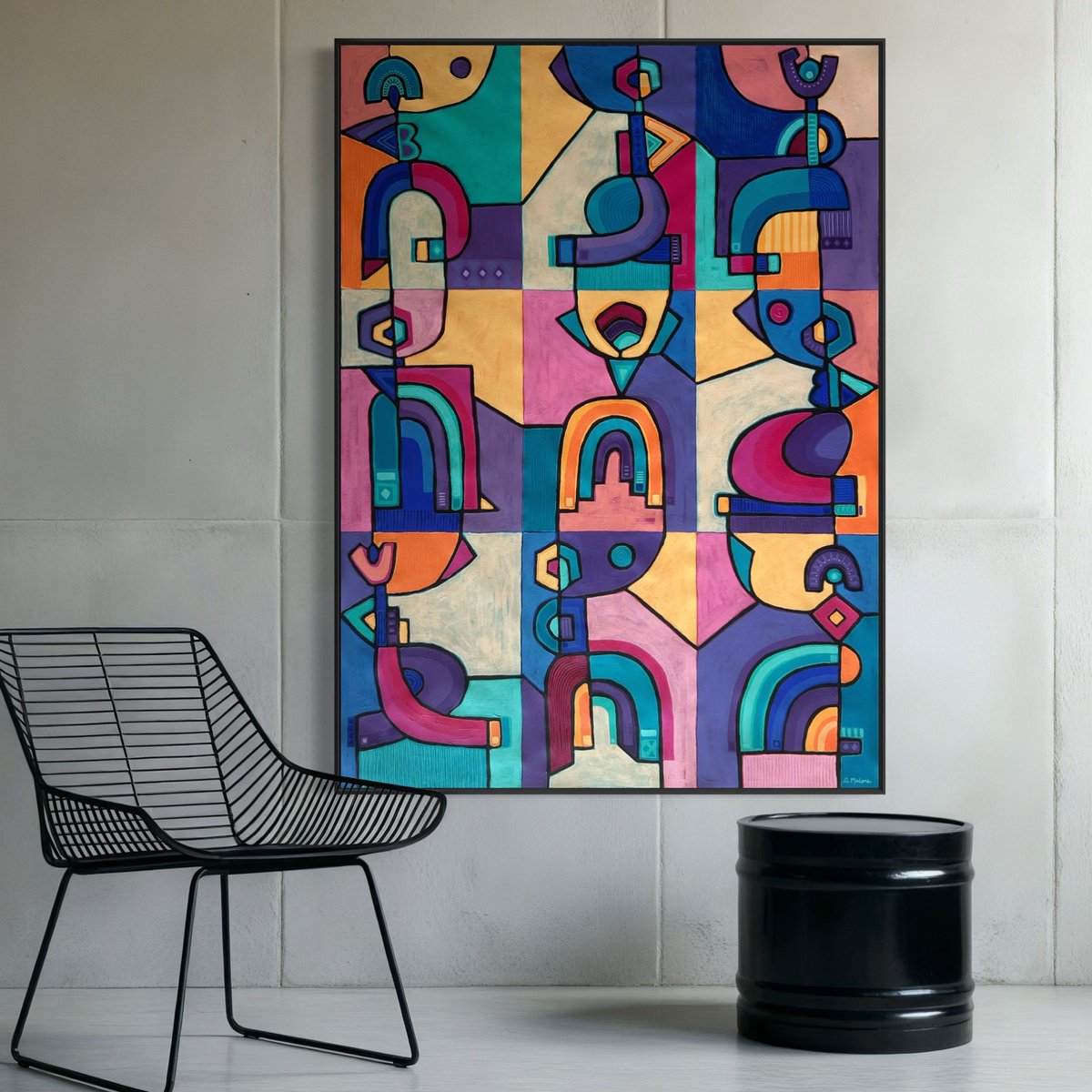 Dancing Towards Spring By Samantha Malone, 37 X 51, Artwork For Sale On Artfinder