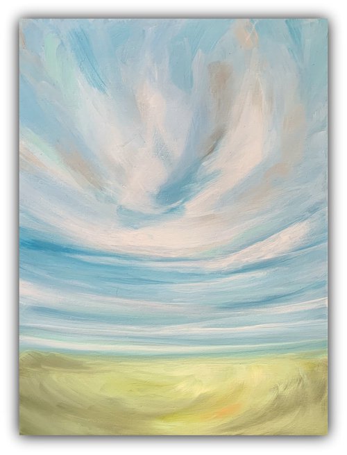 Abstract Landscape Painting by Elizabeth Moran