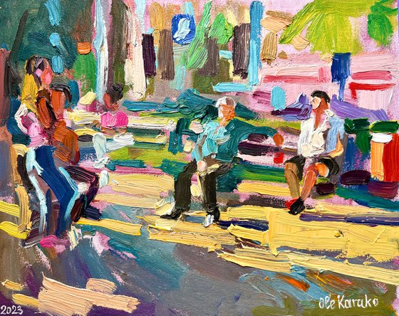 People in City Park