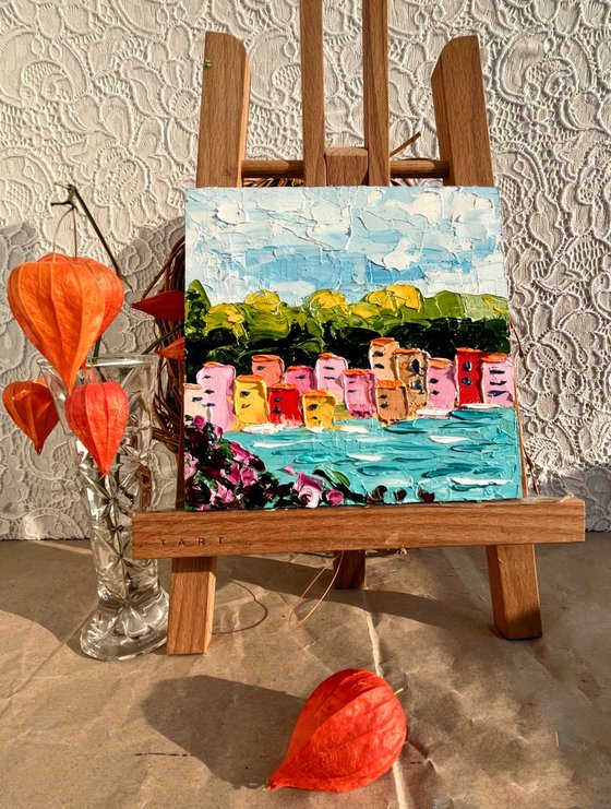 Portofino Oil Painting