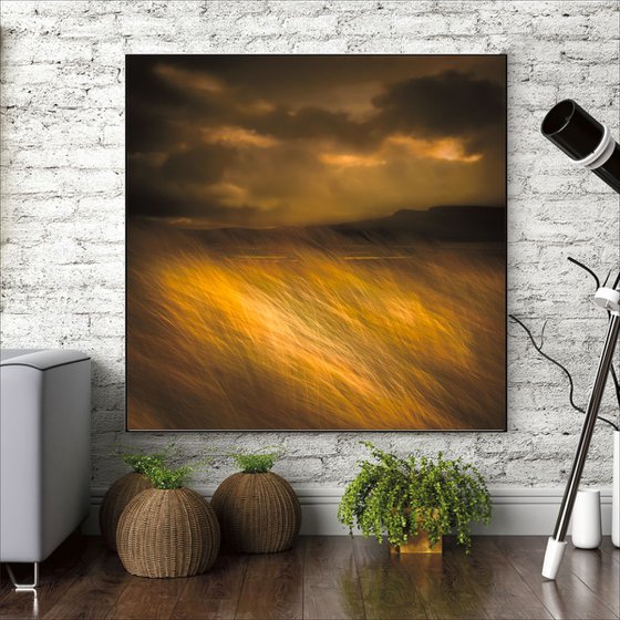The Land I Love - Canvas Abstract Landscape