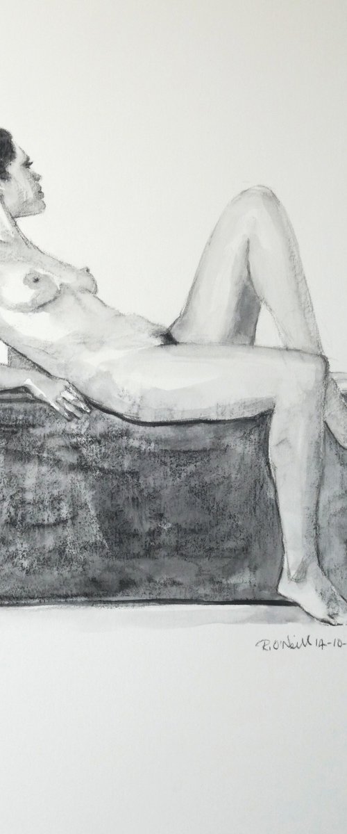 Reclining female nude by Rory O’Neill