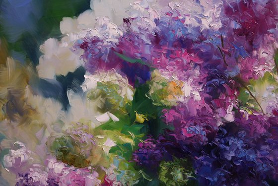 "Bouquet of lilacs"