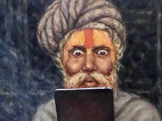 iPad Wonder, Modern Miracle, Indian mystic, guru, yogi, iPad, Apple, culture class