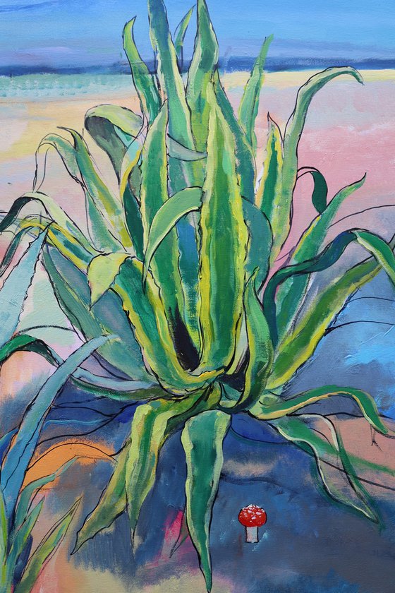 Landscape with Agave