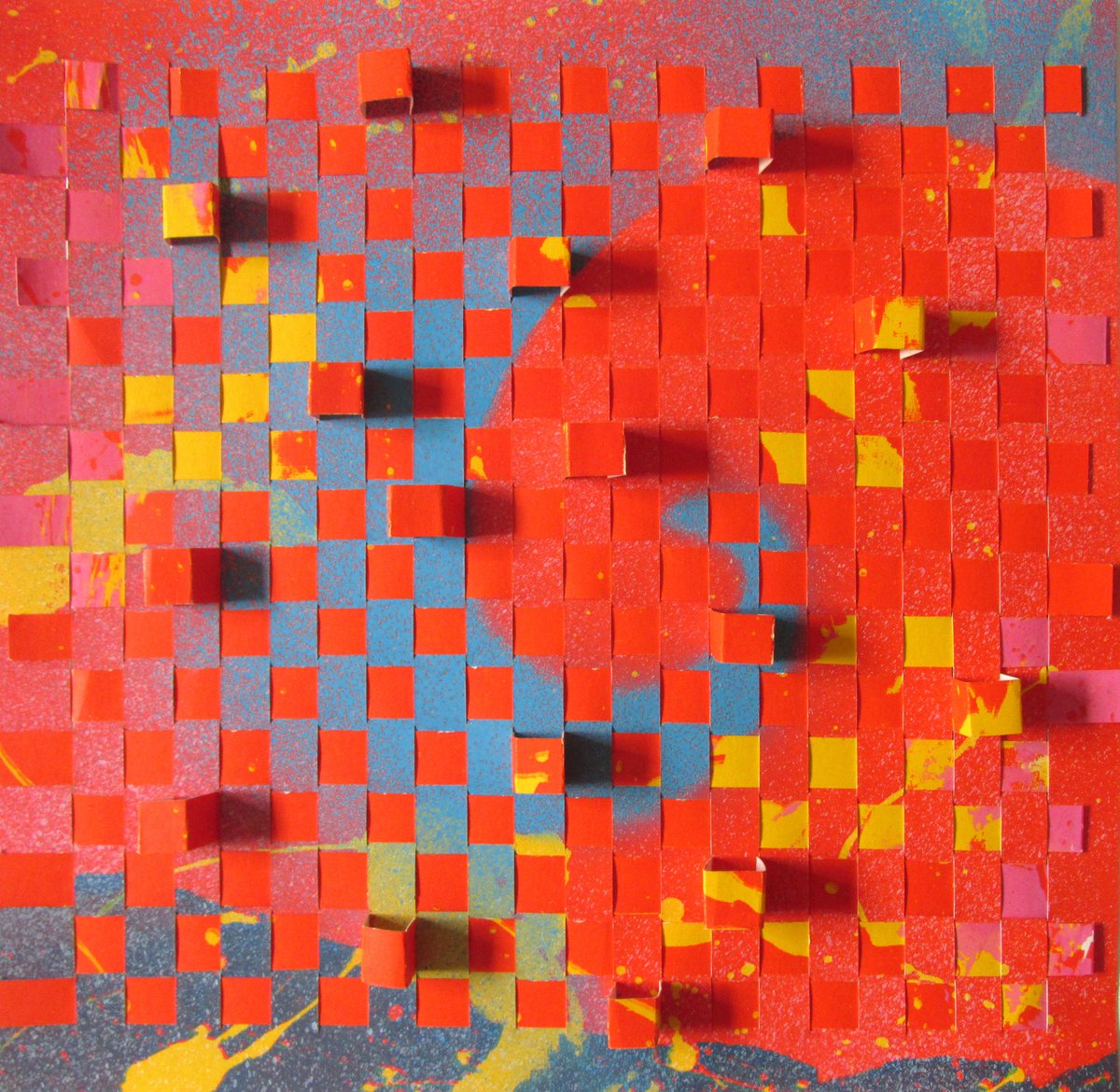abstract paper weaving by Alfred Ng