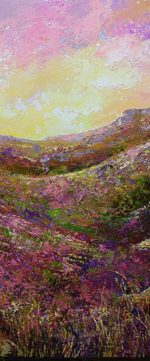 Landscape -A View From The Ridge by Colette Baumback