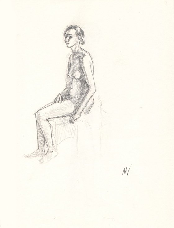 Sketch of Human body. Woman.69