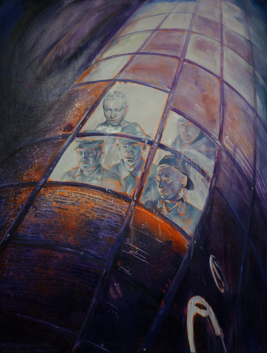 Impressionistic Landscape Oil Painting By Anatolii Varvarov, 55 X 75, Expedition, Original Artwork