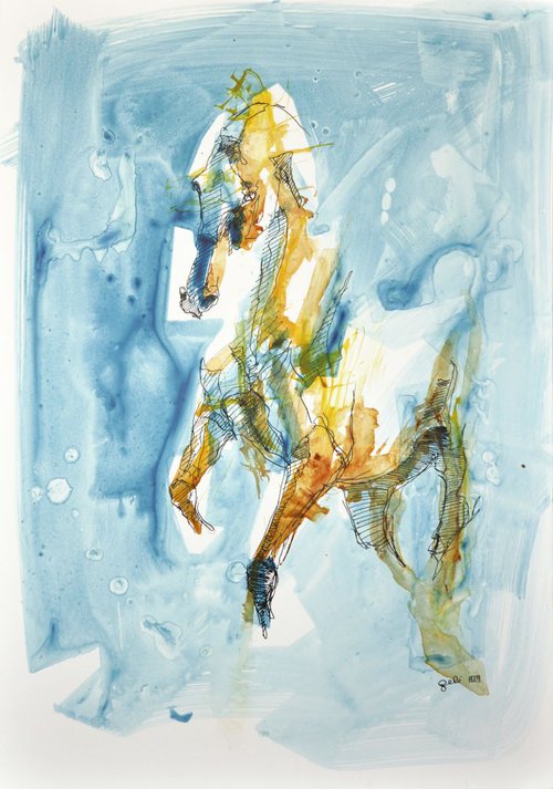 Equine Nude 56t by Benedicte Gele
