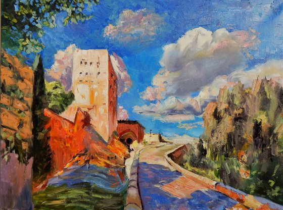 Italy landscape.