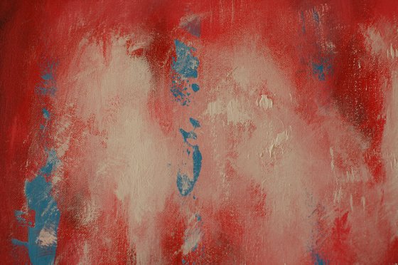 "ABSTRACT #068". Large Abstract Painting. Diptych.