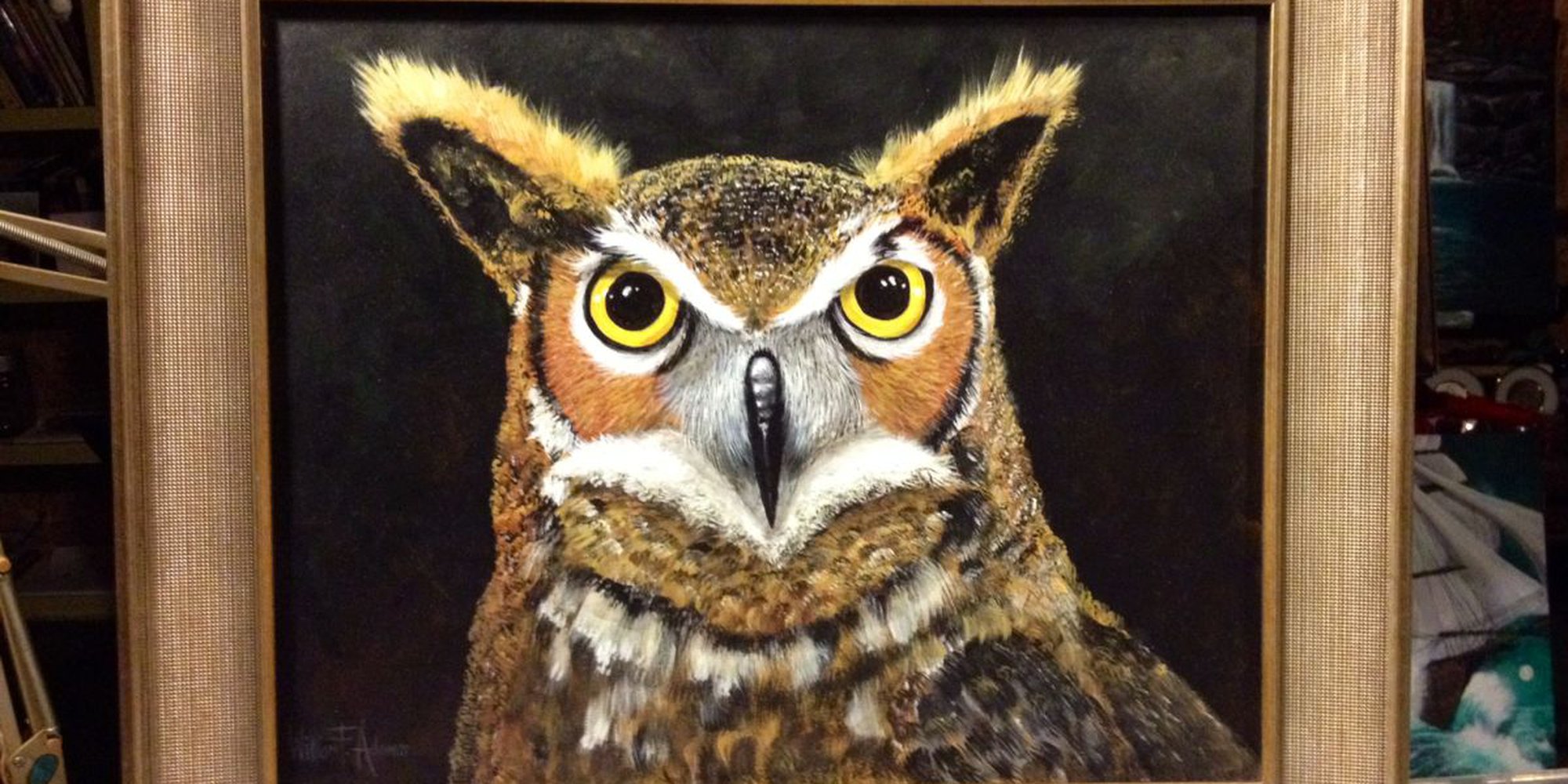 Art of the Day: "" I SEE  YOU ", 2014" by William F. Adams