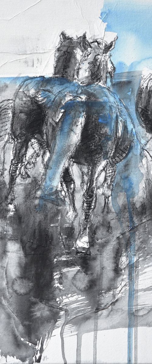 Horse Life 3 (In Gallery, Moret sur Loing - Fr) by Benedicte Gele