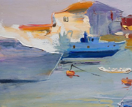 Embankment of the Italian city