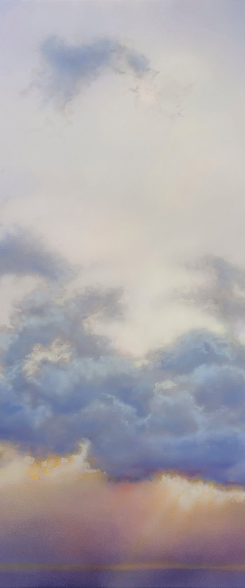 Powdered Purple (86 x 114cm) by David Tracey