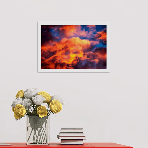 Clouds On Fire. Limited Edition 1/50 15x10 inch Photographic Print