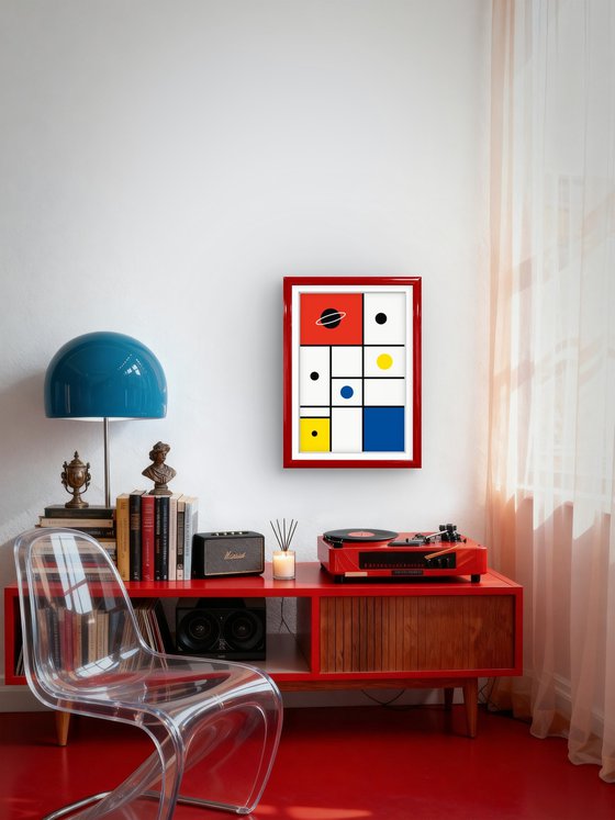 Essential Spheres - Abstract Geometric Print