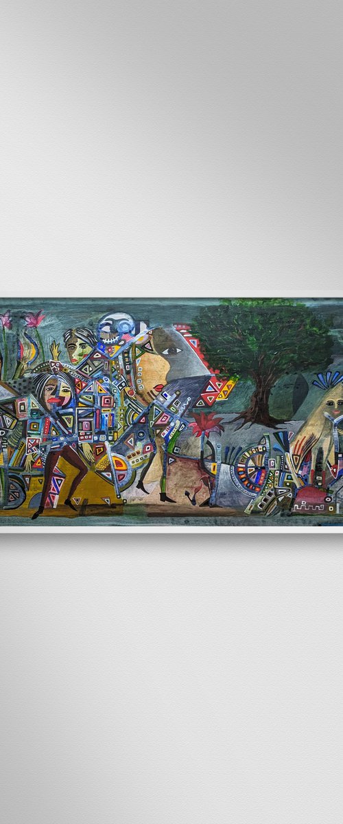 The clothed landscape by Ulugbek Doschanov