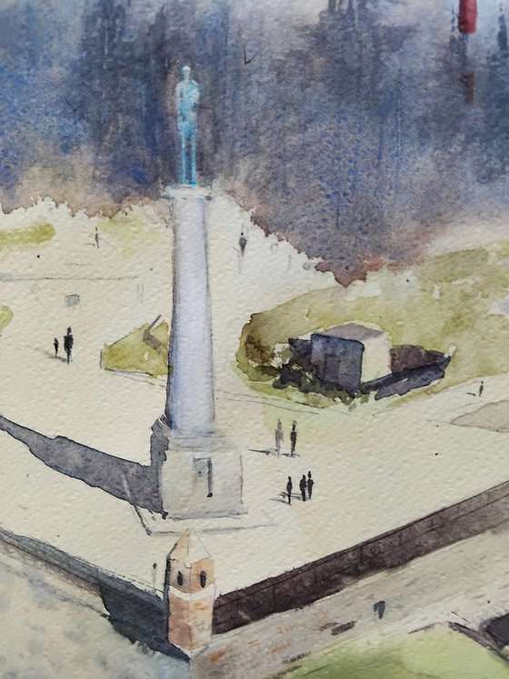 Top view of Kalemegdan  Belgra