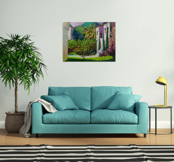 Garden with Lemon Trees