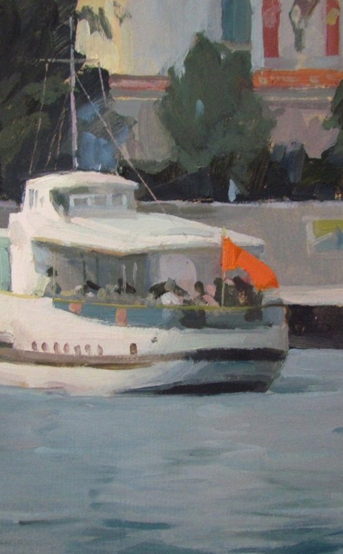 Pleasure boat by Viktoriia Pidvarchan