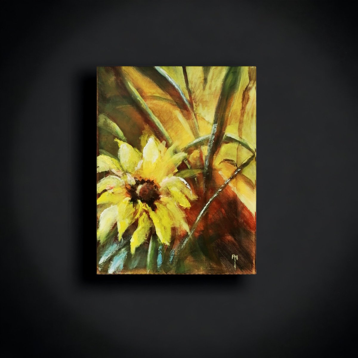 Sunflowers Light by Alan Harris