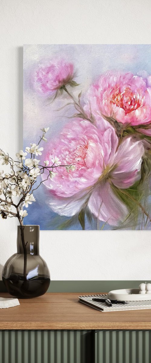 Magic peonies series - Soft Floral Whisper by Tanja Frost