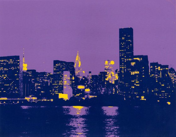 Manhattan view from Long Island