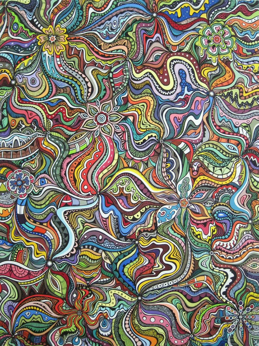 Eyes of the Jungle - 80x60cm by Jodie Smallwood