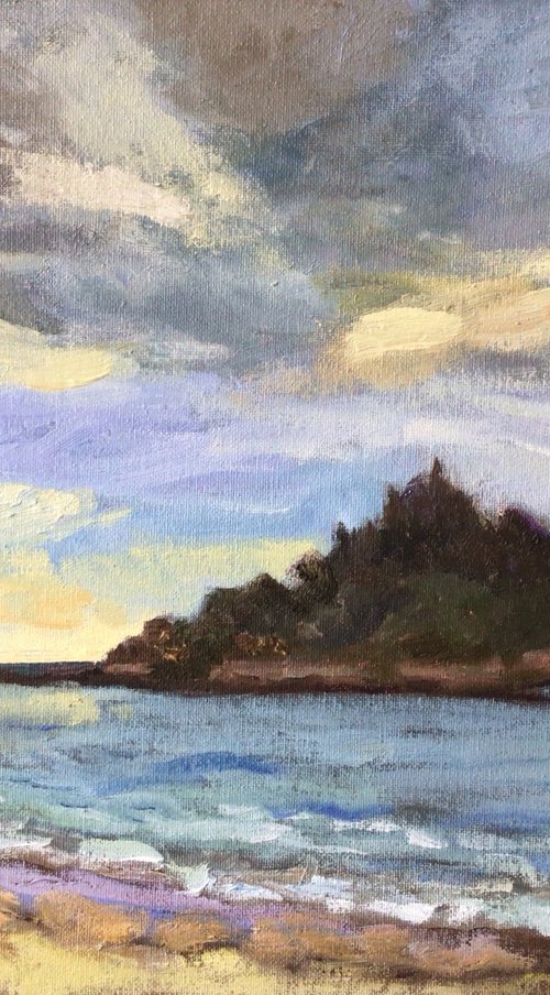 St Michaels Mount, Cornwall by Julian Lovegrove Art