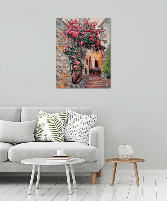 "Evening courtyard "