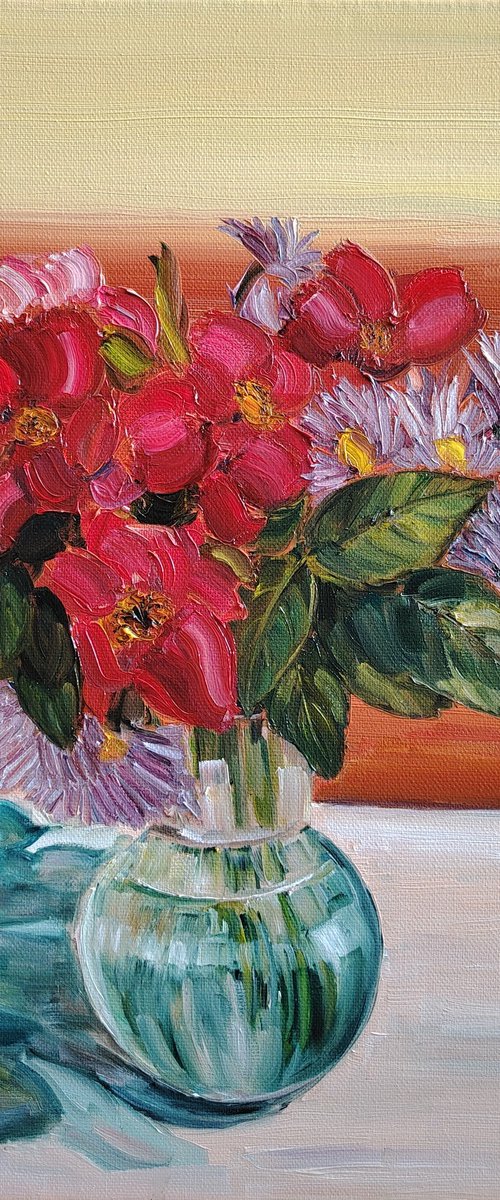 Red bouquet by Olga Knezevic