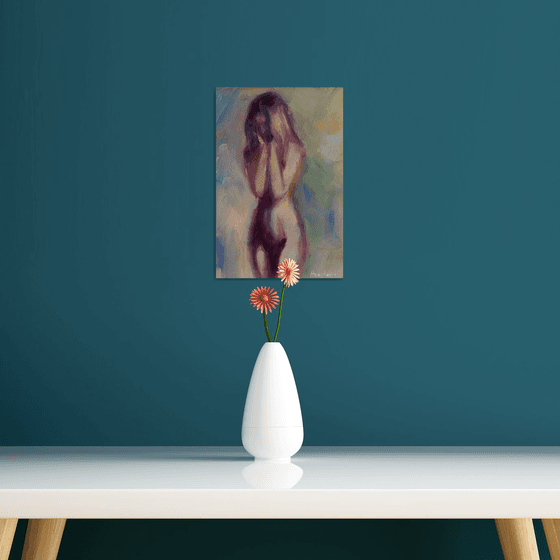 Impressionistic naked female