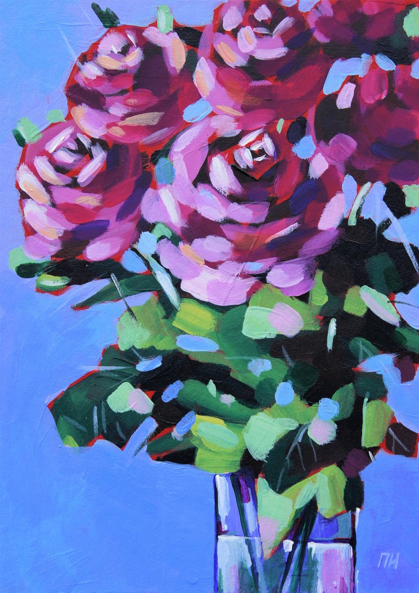 Roses bouquet by Irina Plaksina