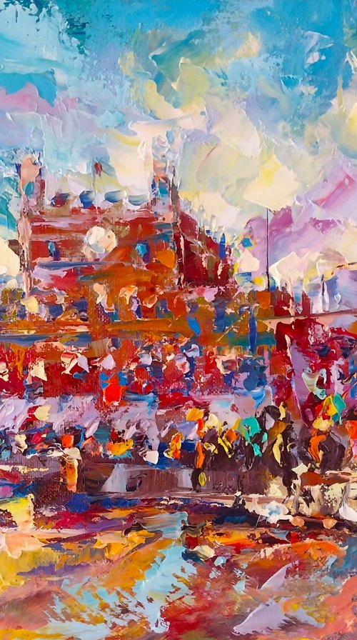 Abstract cityscape(Siena, Italy) by Andrej  Ostapchuk