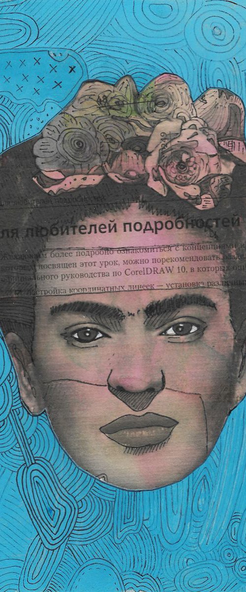 Portrait of Frida Kahlo #59 by Pavel Kuragin