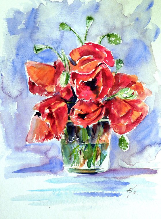 Bouquet of poppies