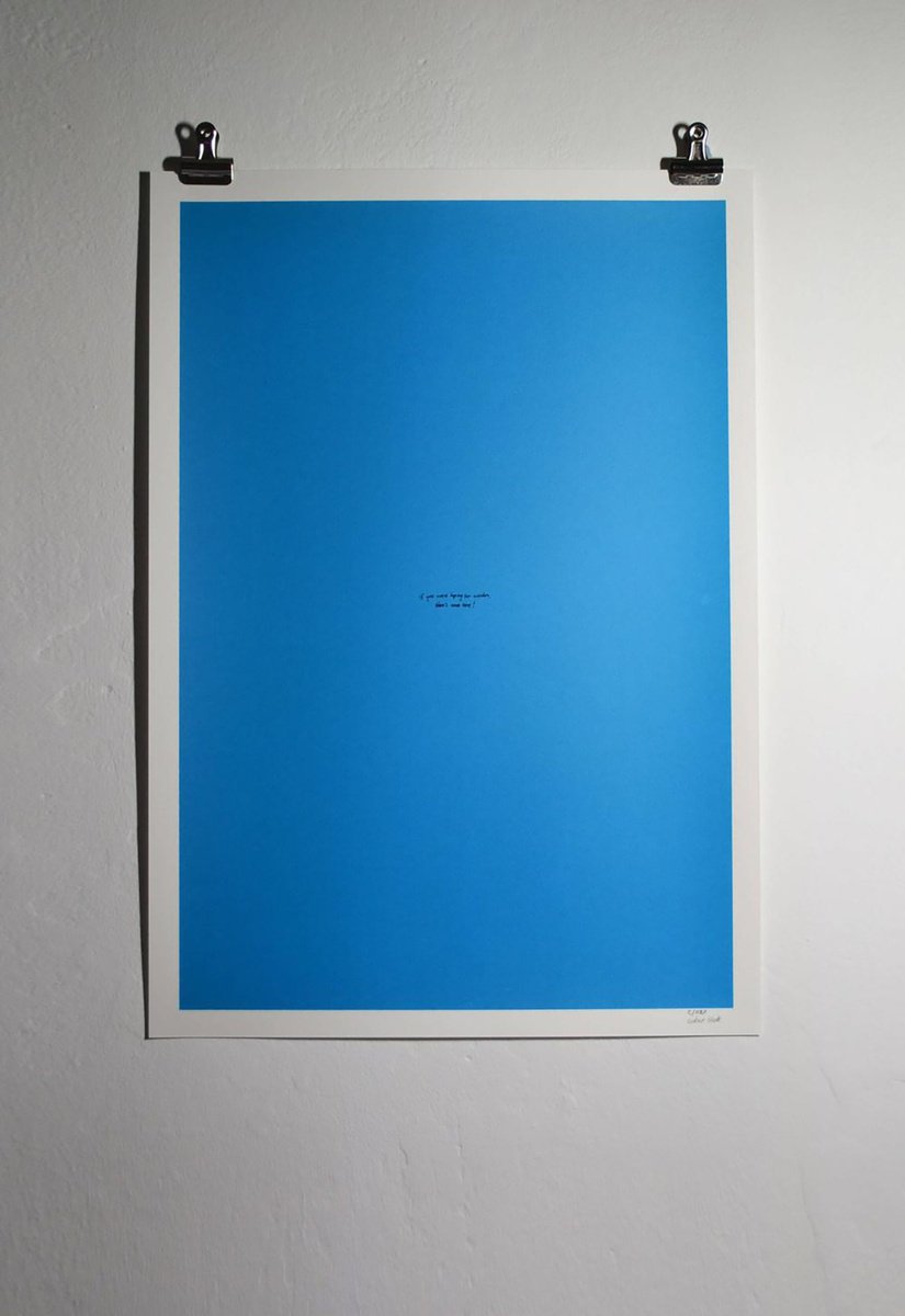 Screenprint , F You Were Hoping For Wisdom... By Colour Black, 14 X 20, Artwork For Sale On Artfinder