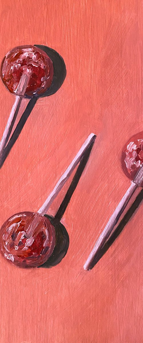 three lollipops — modern still life by ILDAR M. EXESALLE