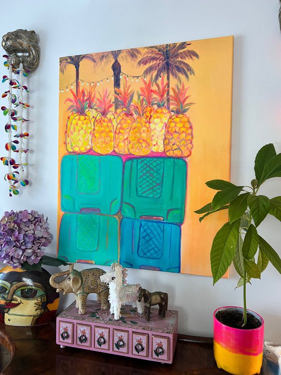 ‘Ananas at Marsallok Market’