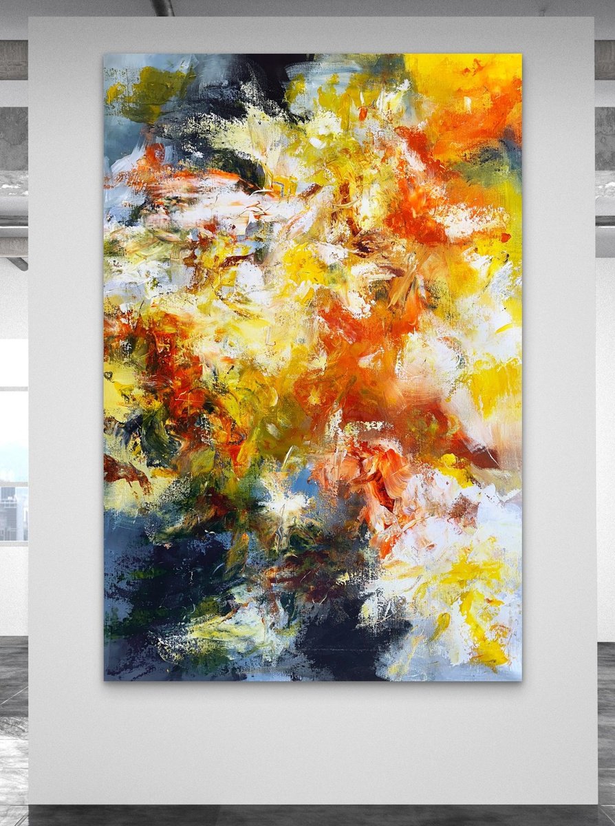  Burst Of Color By Andrada Anghel, 40 X 60, Artwork For Sale On Artfinder