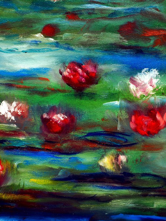 Monet Garden Water Lilies