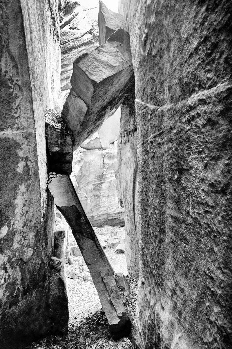 Photorealistic Landscape Photograph By Christian Schwarz, 17 X 24, Stuck Pile, Original Artwork